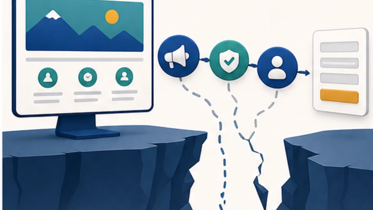 Illustration: Why a beautiful website may not bring leads