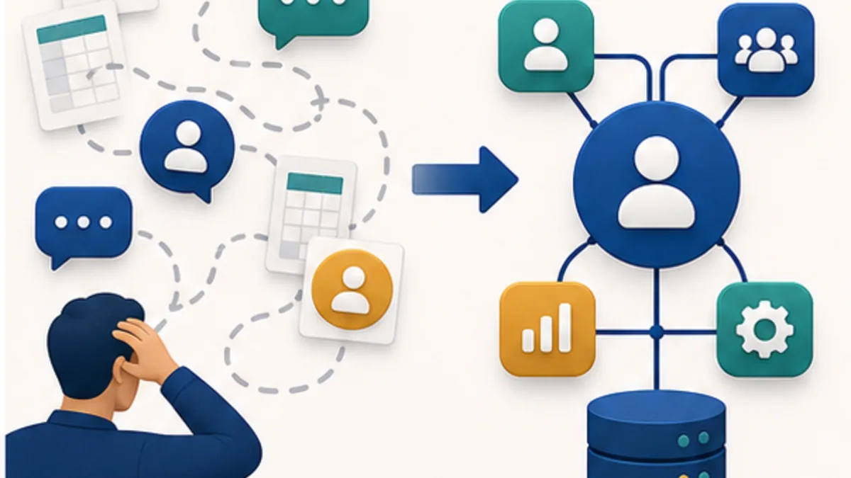Illustration: When a business needs CRM or ERP