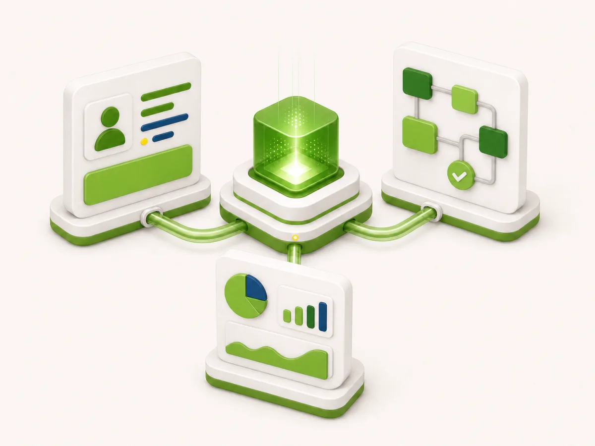 One operational system connecting customers, workflows, and reporting